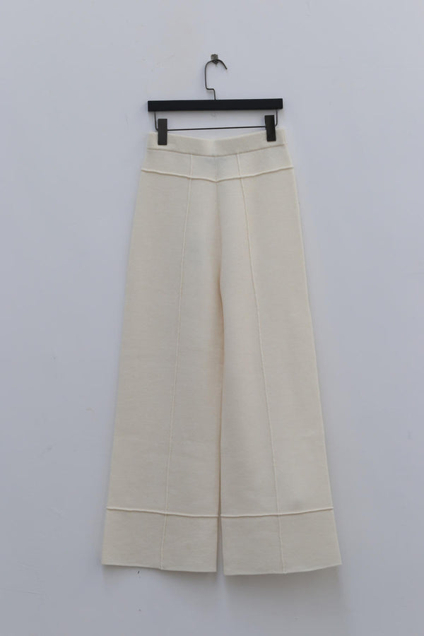 SWAYING/KNIT crease knit trousers SW202XZ16